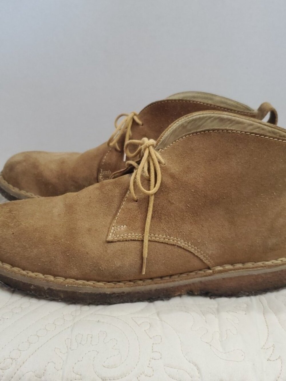Cabela's Men's Chukka Boot Size 12M Suede Leather Outdoors Cabin Casual Camp - Picture 5 of 11
